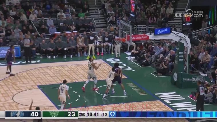 兰德尔29+8+6 森林狼大胜雄鹿